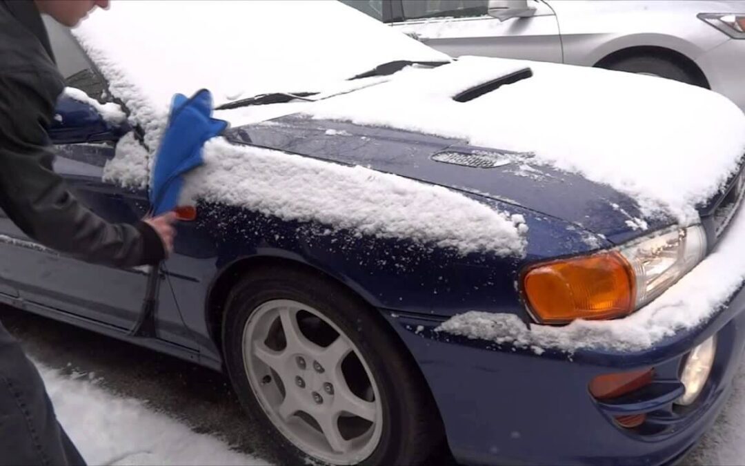 A Professional Car Wash Offers Specialized Products to Prevent Freezing