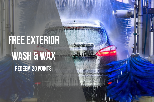 FREE EXTERIOR WASH & WAX
